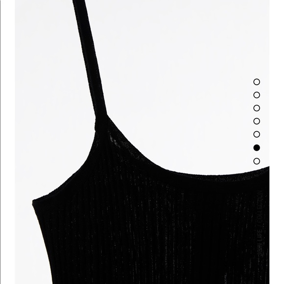 Strappy knit black dress - Picture 5 of 6